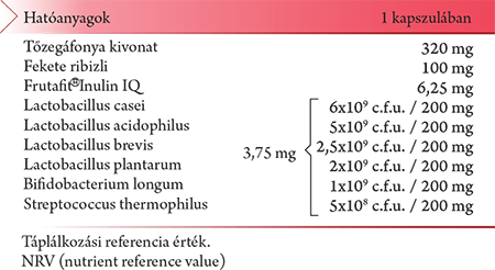 Tőzegáfonya 320 mg + Fekete ribizli