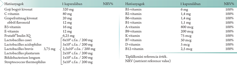 Multivitamin 100 % NRV + Goji bogyó