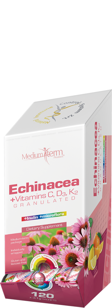 MTP Echinacea C,D3,K2 vitaminok granulátum