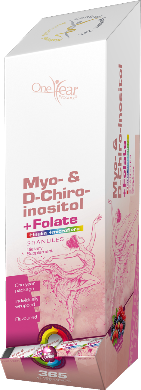 Myo-Inositol + D-Chiro + Folát